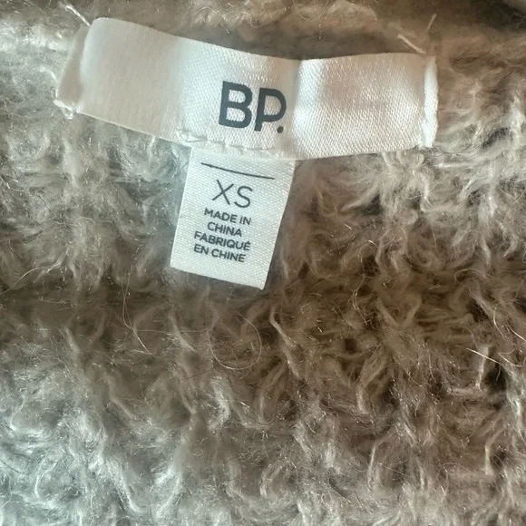 Nordstrom BP Oversized Waffle Stitch Cardigan Grandpa Sweater Size XS - Picture 8 of 13